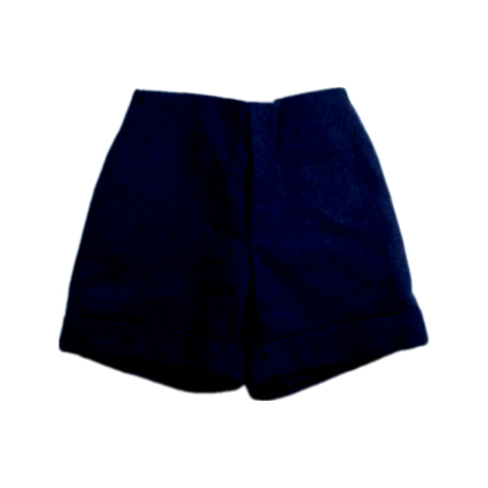 A Navy Shorts from Pepa London in size 2T for boy. (Front View)