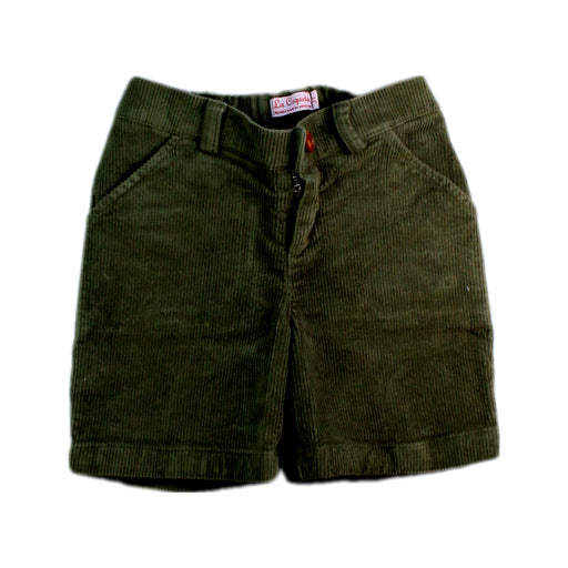 A Green Shorts from La Coqueta in size 3T for boy. (Front View)