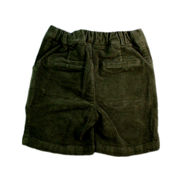 A Green Shorts from La Coqueta in size 3T for boy. (Back View)
