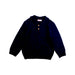 A Navy Long Sleeve Polos from La Coqueta in size 3T for boy. (Front View)