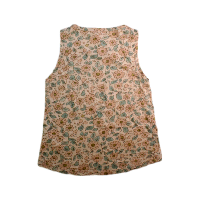A Beige Sleeveless Tops from Rylee + Cru in size 2T for girl. (Back View)