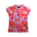 A Red Short Sleeve Polos from Shanghai Tang in size 2T for girl. (Front View)