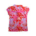 A Red Short Sleeve Polos from Shanghai Tang in size 2T for girl. (Back View)