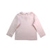 A Pink Long Sleeve Tops from Petit Bateau in size 3T for girl. (Back View)