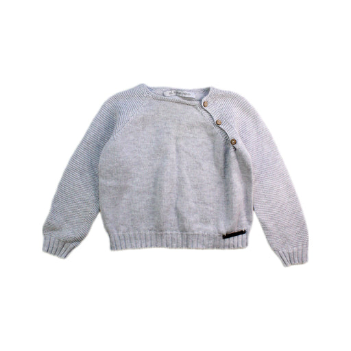 A Grey Knit Sweaters from Al agua patos in size 6-12M for boy. (Front View)