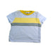A Blue Short Sleeve Tops from Petit Bateau in size 6-12M for boy. (Front View)