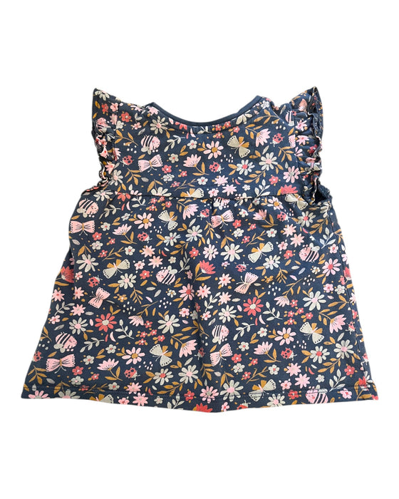 A Blue Sleeveless Tops from Mothercare in size 18-24M for girl. (Back View)