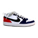 A Blue Sneakers from Nike in size 11Y for boy. (Front View)