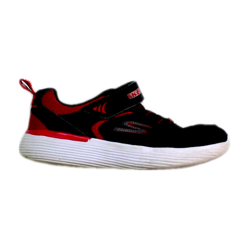 A Black Sneakers from Skechers in size 10Y for boy. (Front View)