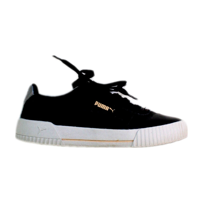 A Black Sneakers from Puma in size 12Y for boy. (Front View)