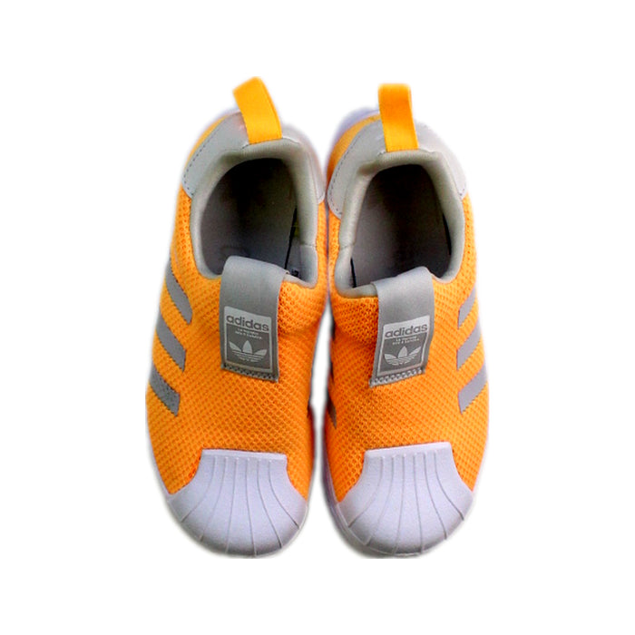 A Orange Sneakers from Adidas in size 7Y for neutral. (Back View)