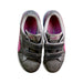 A Silver Sneakers from Puma in size 7Y for girl. (Back View)