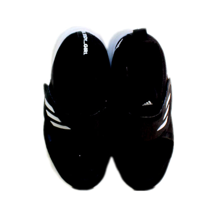 A Black Sneakers from Adidas in size 7Y for neutral. (Back View)