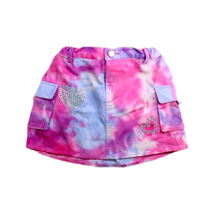 A Pink Short Skirts from Baby Sara in size 6T for girl. (Front View)