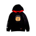 A Black Hooded Sweatshirts from Adidas in size 10Y for boy. (Front View)