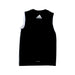 A White Sleeveless T Shirts from Adidas in size 10Y for boy. (Back View)