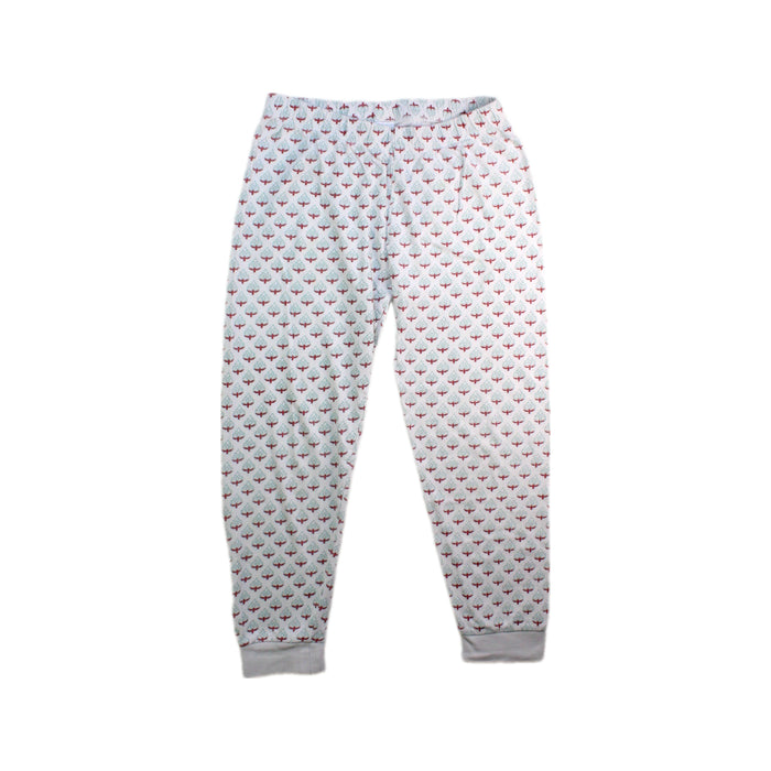 A White Pyjama Sets from Malabar Baby in size 6T for girl. (Back View)