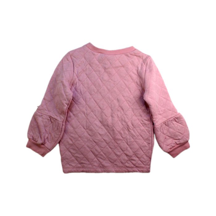 A Pink Crewneck Sweatshirts from Juicy Couture in size 5T for girl. (Back View)