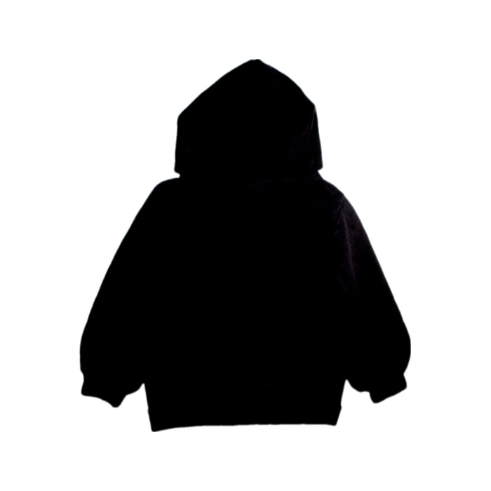 A Black Hooded Sweatshirts from Calvin Klein in size 5T for girl. (Back View)