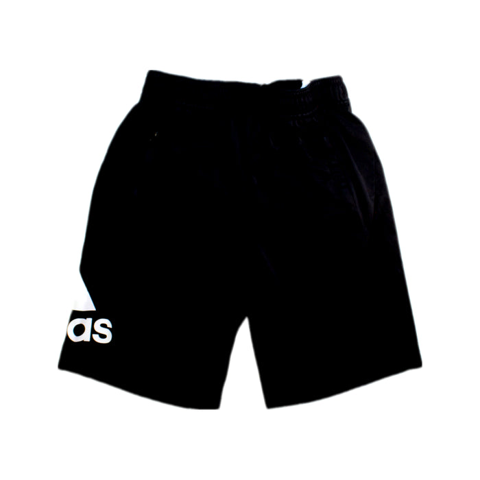 A Black Shorts from Adidas in size 10Y for boy. (Front View)