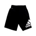 A Black Shorts from Adidas in size 10Y for boy. (Back View)