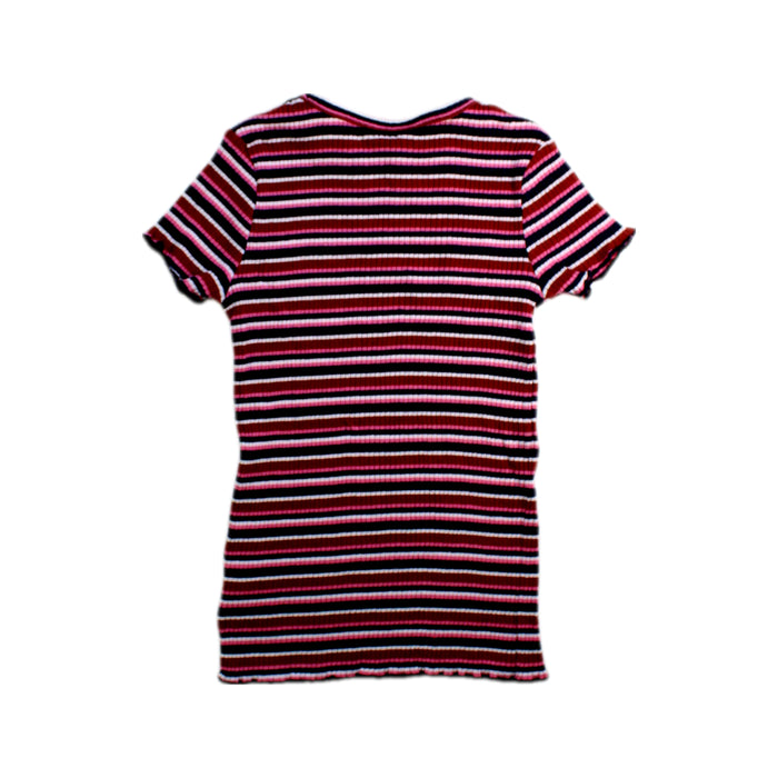 A Black Short Sleeve Tops from Seed in size 5T for girl. (Back View)