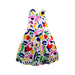 A Multicolour Sleeveless Dresses from Stella McCartney in size 4T for girl. (Back View)