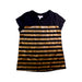 A Black Short Sleeve T Shirts from Seed in size 5T for girl. (Front View)