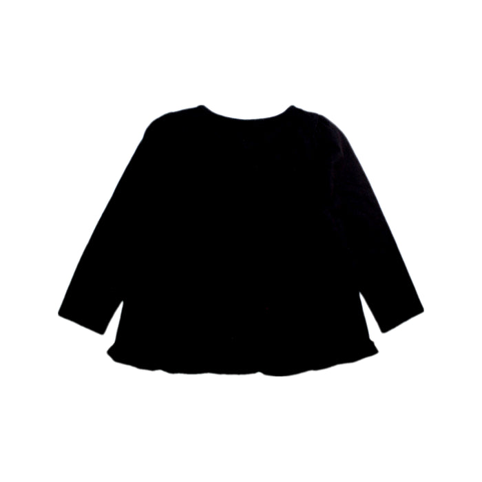 A Black Long Sleeve Tops from Juicy Couture in size 5T for girl. (Back View)