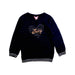 A Navy Crewneck Sweatshirts from Juicy Couture in size 5T for girl. (Front View)