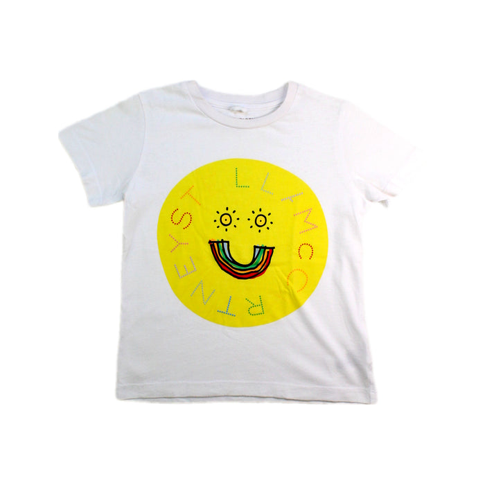 A White Short Sleeve T Shirts from Stella McCartney in size 4T for neutral. (Front View)