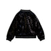 A Black Lightweight Jackets from Minoti in size 3T for girl. (Back View)