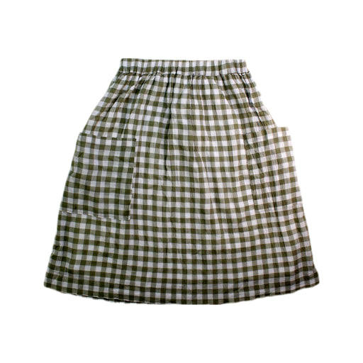 A Green Mid Skirts from Seed in size 5T for girl. (Front View)
