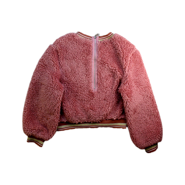 A Pink Crewneck Sweatshirts from Baby Sara in size 6T for girl. (Back View)