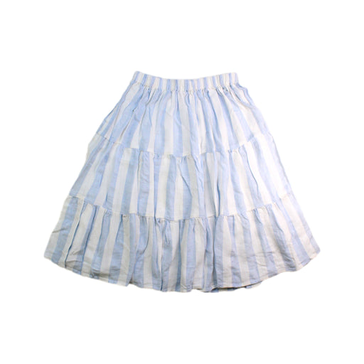 A Blue Mid Skirts from Seed in size 5T for girl. (Front View)
