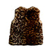 A Brown Dress Up Vests from Blumarine in size 4T for girl. (Back View)