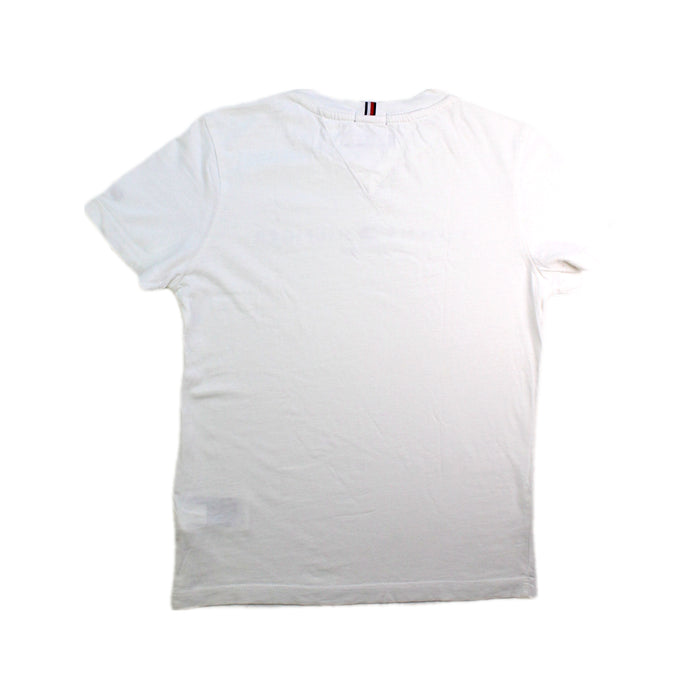 A White Short Sleeve T Shirts from Tommy Hilfiger in size 8Y for neutral. (Back View)