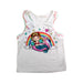 A White Sleeveless Tops from Baby Sara in size 5T for girl. (Front View)