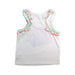 A White Sleeveless Tops from Baby Sara in size 5T for girl. (Back View)