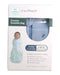 A Grey Sleepsacs from ErgoPouch in size 6-12M for neutral. (Front View)