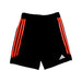 A Black Active Shorts from Adidas in size 11Y for boy. (Front View)