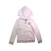 A White Hooded Sweatshirts from Juicy Couture in size 6T for girl. (Front View)