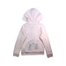 A White Hooded Sweatshirts from Juicy Couture in size 6T for girl. (Back View)