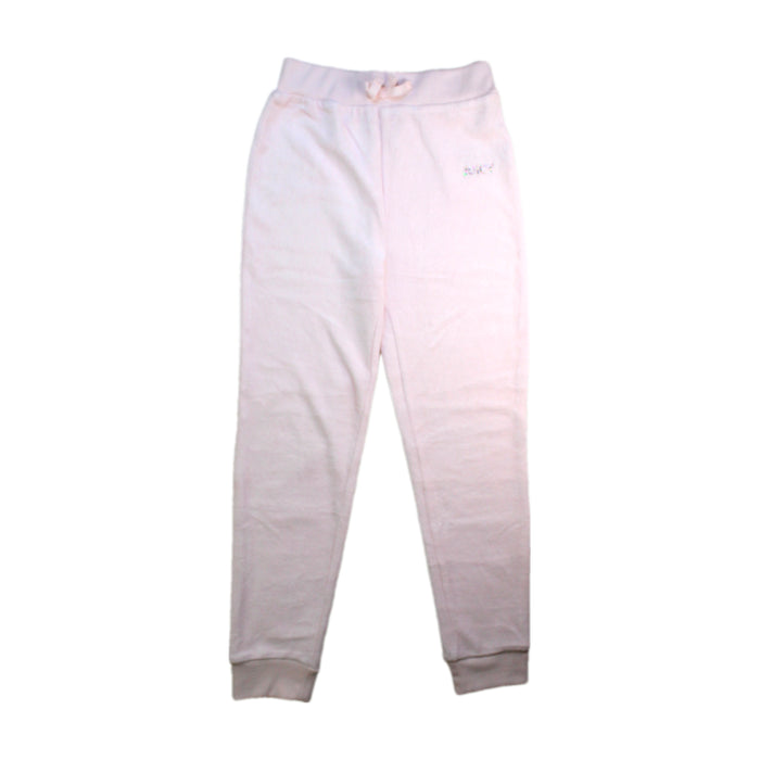 A Pink Sweatpants from Juicy Couture in size 6T for girl. (Front View)