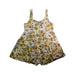 A Yellow Sleeveless Rompers from Abercrombie & Fitch in size 7Y for girl. (Front View)