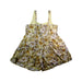 A Yellow Sleeveless Rompers from Abercrombie & Fitch in size 7Y for girl. (Back View)
