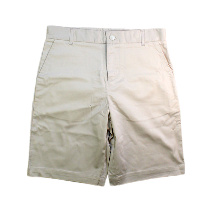 A Beige Shorts from Jacadi in size 12Y for boy. (Front View)