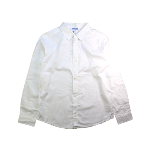 A White Long Sleeve Shirts from Jacadi in size 12Y for boy. (Front View)