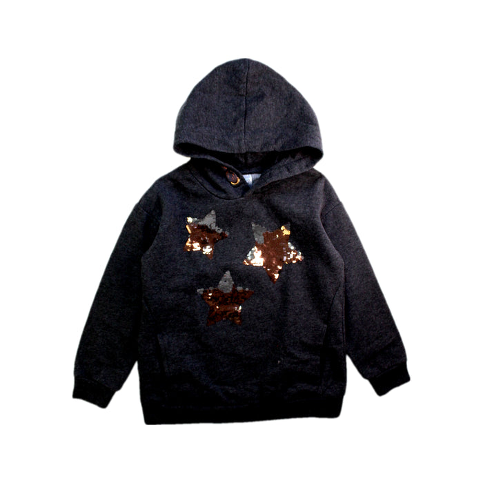 A Grey Hooded Sweatshirts from Anko in size 7Y for girl. (Front View)