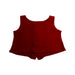 A Red Sleeveless Tops from Seed in size 4T for girl. (Back View)